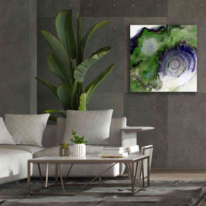 'Earth as Art: Richat Structure' Canvas Wall Art,37 x 37