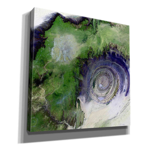 Image of 'Earth as Art: Richat Structure' Canvas Wall Art