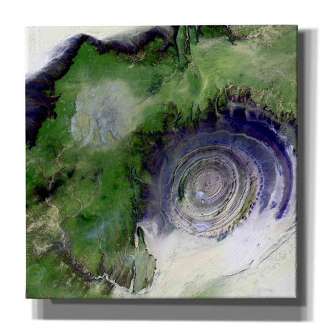 Image of 'Earth as Art: Richat Structure' Canvas Wall Art