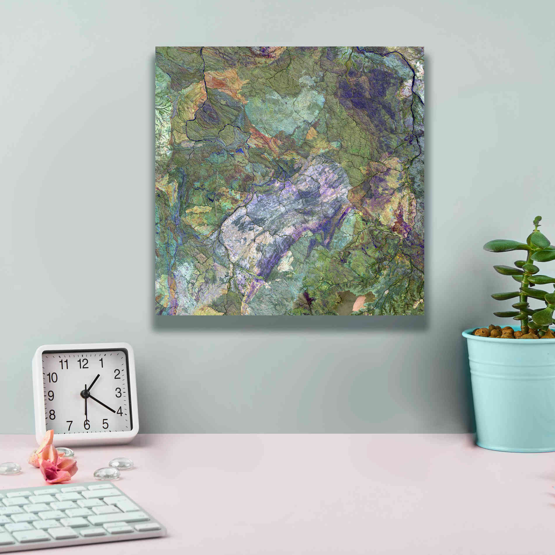 'Earth as Art: Great Sandy Desert' Canvas Wall Art,12 x 12