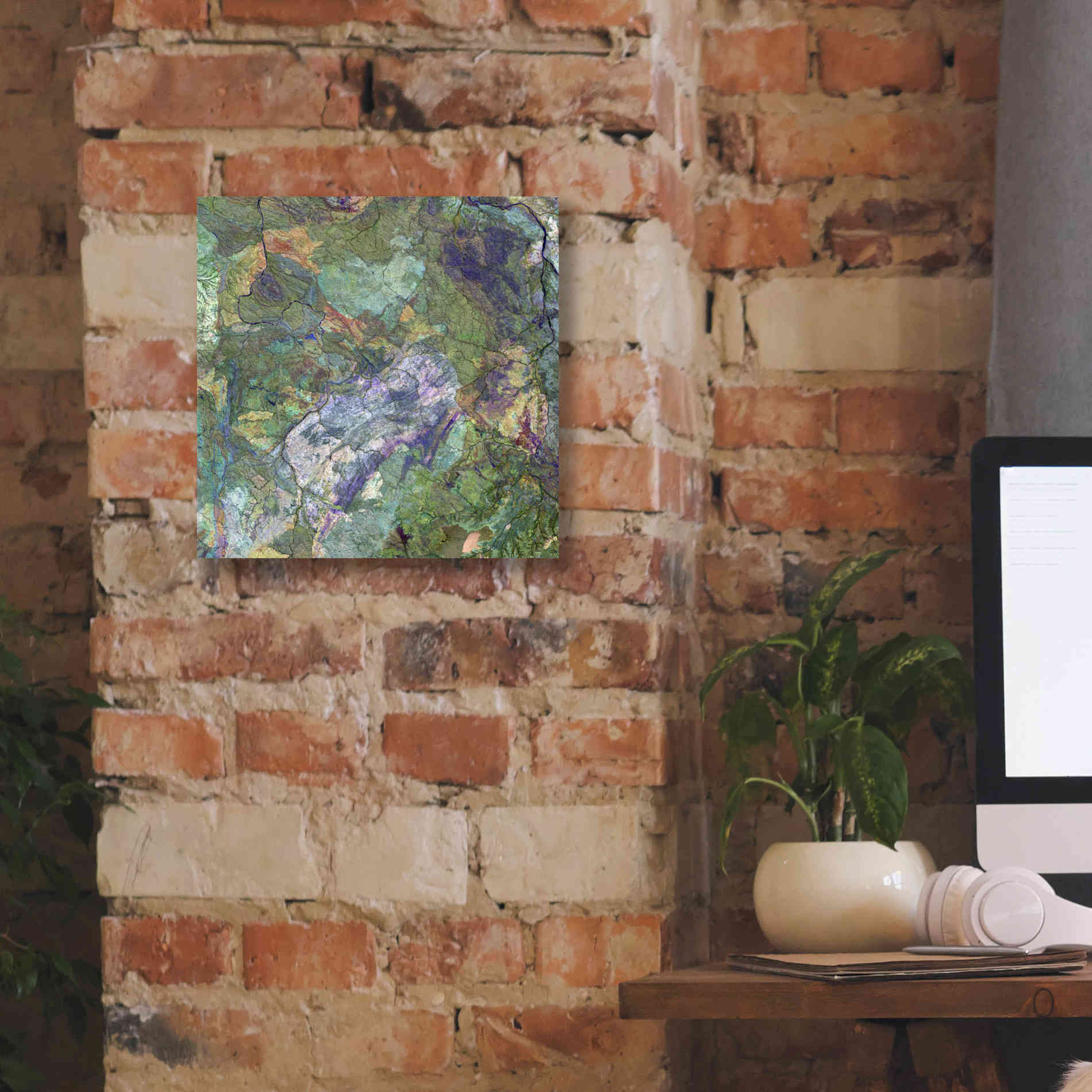 'Earth as Art: Great Sandy Desert' Canvas Wall Art,12 x 12