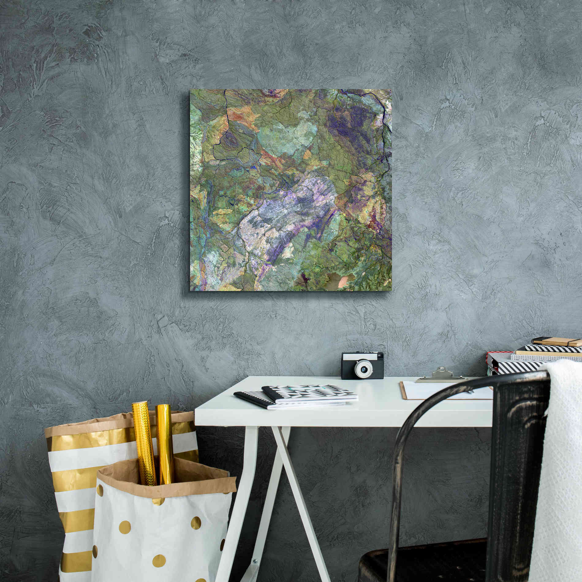 'Earth as Art: Great Sandy Desert' Canvas Wall Art,18 x 18