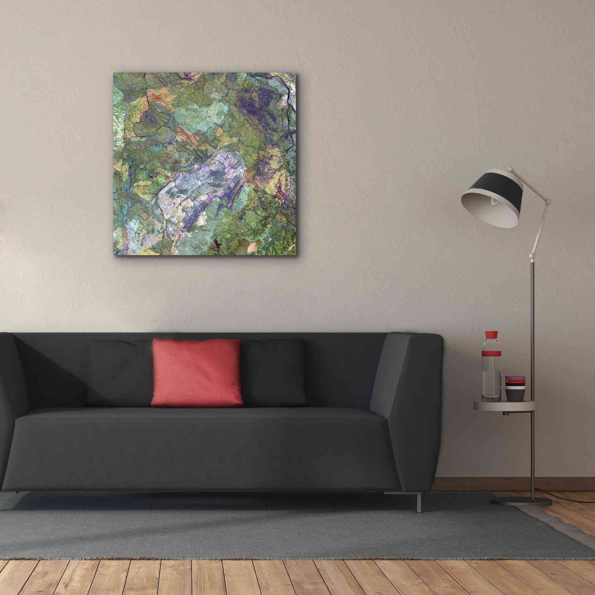 'Earth as Art: Great Sandy Desert' Canvas Wall Art,37 x 37