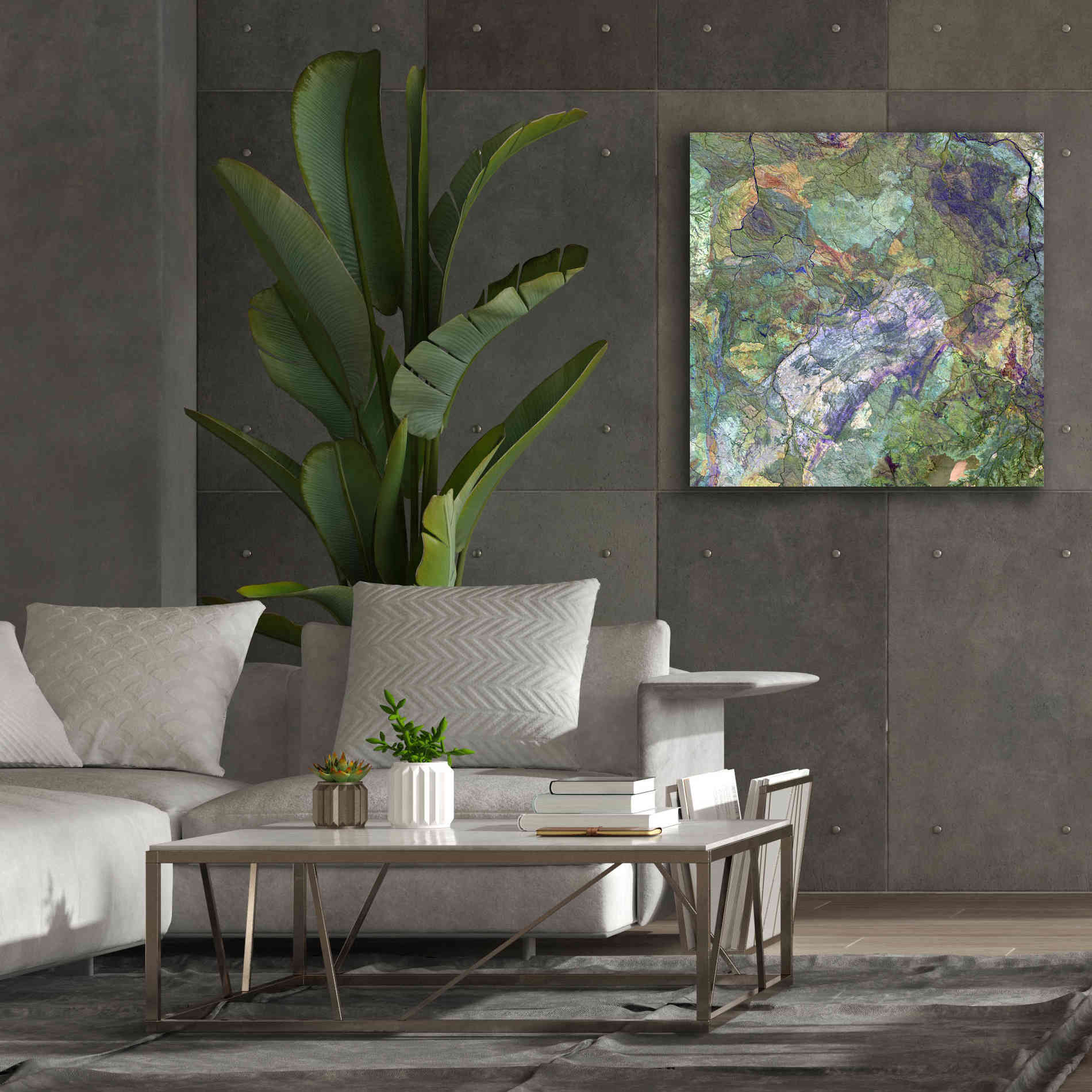 'Earth as Art: Great Sandy Desert' Canvas Wall Art,37 x 37