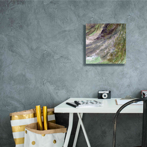 Image of 'Earth as Art: Sulaiman Mountains' Canvas Wall Art,12 x 12