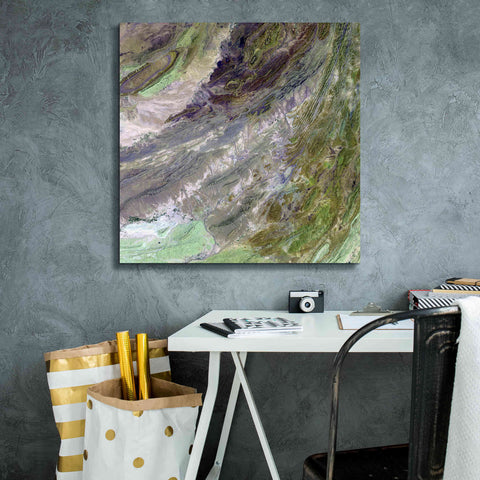 Image of 'Earth as Art: Sulaiman Mountains' Canvas Wall Art,26 x 26