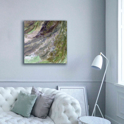 Image of 'Earth as Art: Sulaiman Mountains' Canvas Wall Art,37 x 37