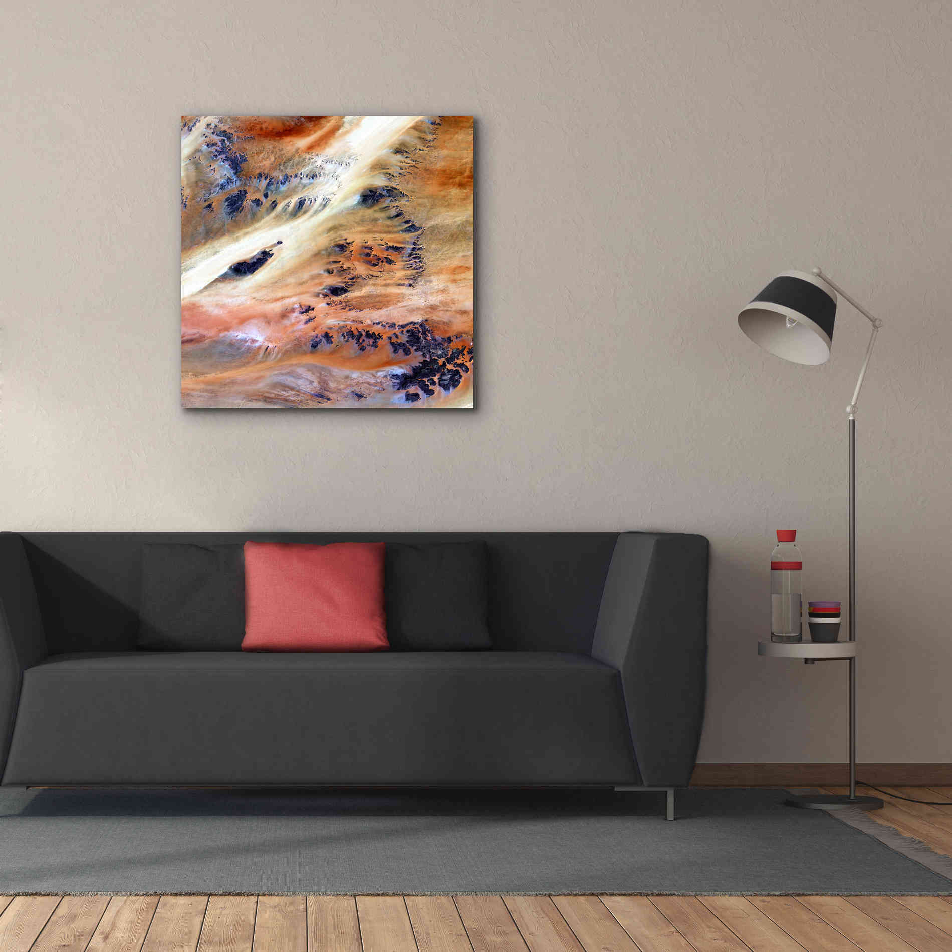 'Earth as Art: Terkezi Oasis' Canvas Wall Art,37 x 37