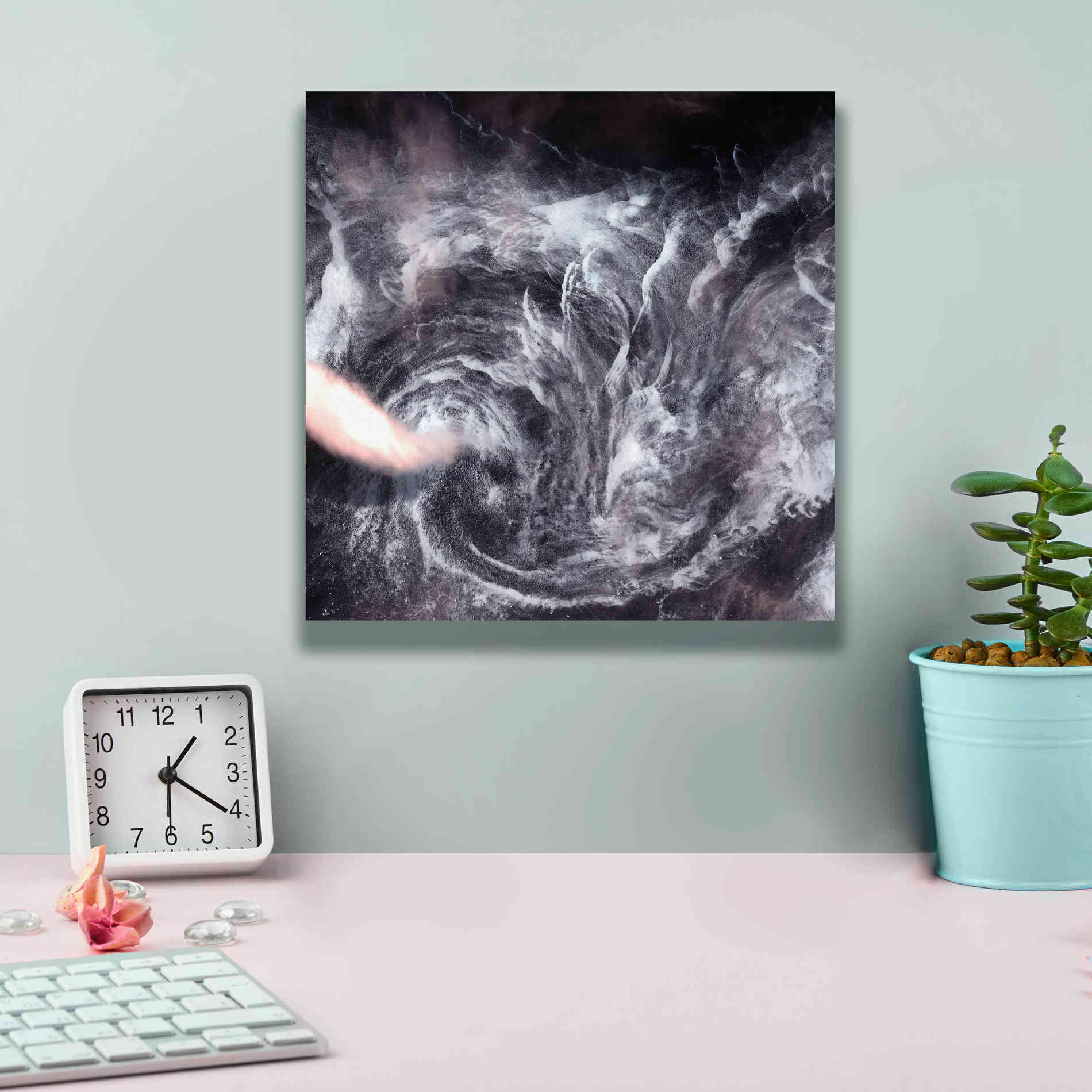 'Earth as Art: Whirlpool in the Air' Canvas Wall Art,12 x 12