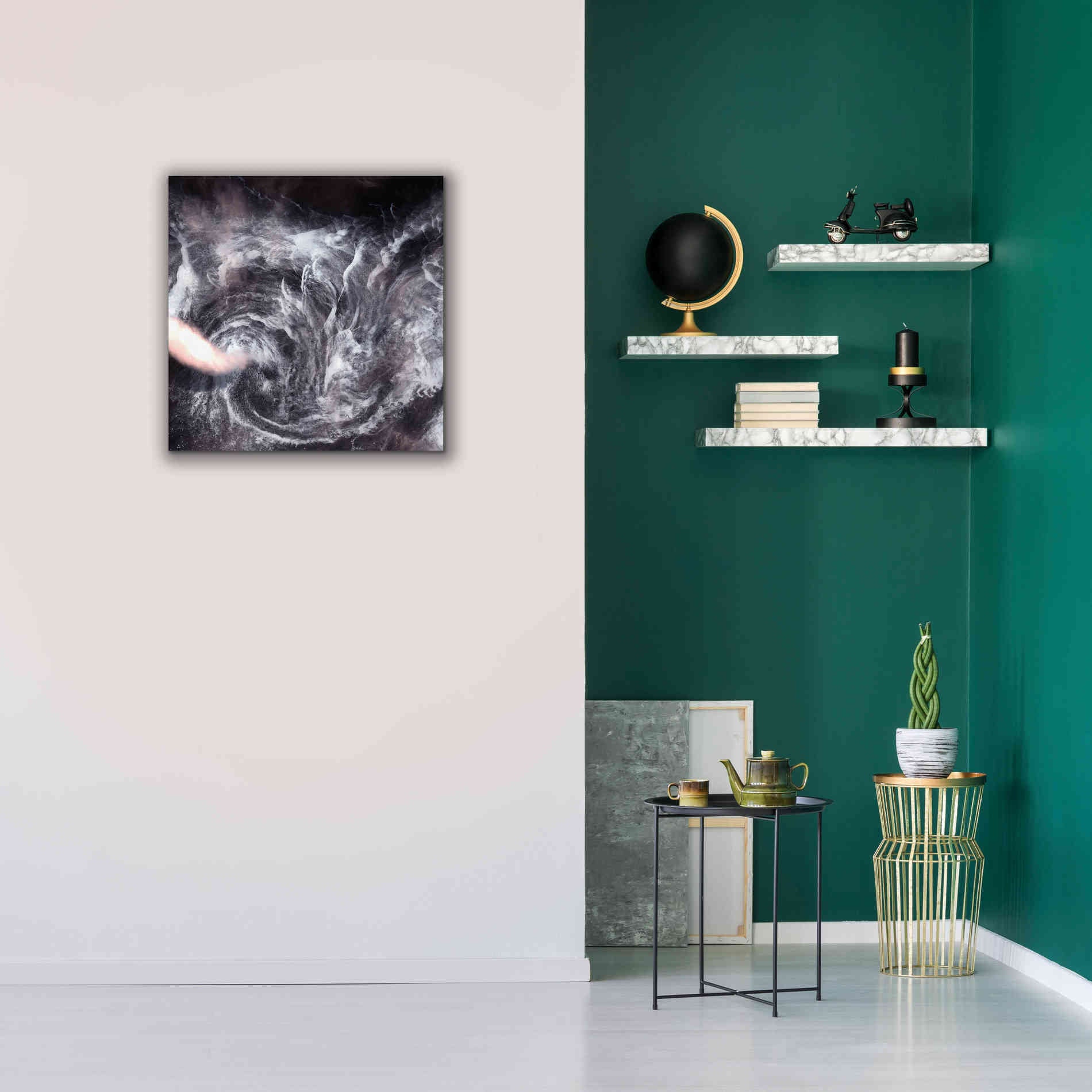 'Earth as Art: Whirlpool in the Air' Canvas Wall Art,26 x 26