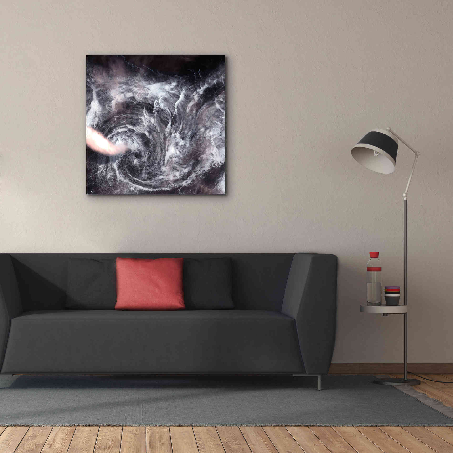 'Earth as Art: Whirlpool in the Air' Canvas Wall Art,37 x 37