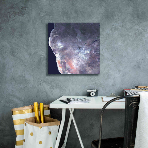 Image of 'Earth as Art: Africa ' Canvas Wall Art,18 x 18