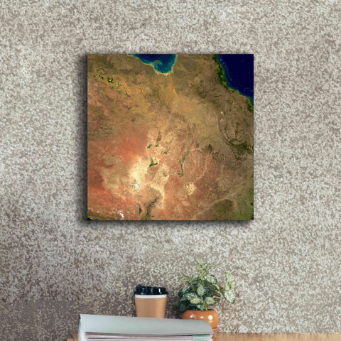 Image of 'Earth as Art: Australia ' Canvas Wall Art,18 x 18