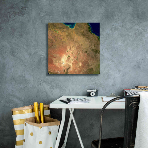 Image of 'Earth as Art: Australia ' Canvas Wall Art,18 x 18