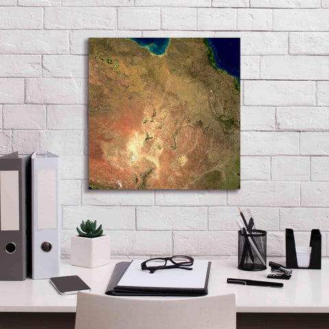 Image of 'Earth as Art: Australia ' Canvas Wall Art,18 x 18