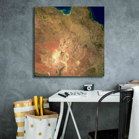 Image of 'Earth as Art: Australia ' Canvas Wall Art,26 x 26
