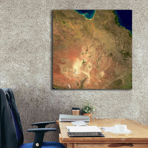 Image of 'Earth as Art: Australia ' Canvas Wall Art,37 x 37