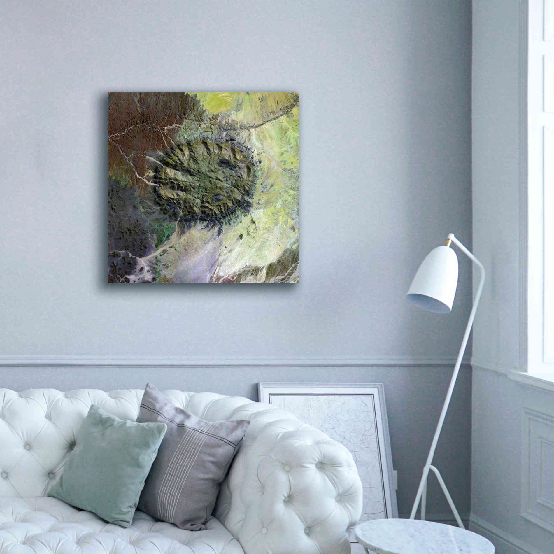 'Earth as Art: Brandberg Massif' Canvas Wall Art,37 x 37