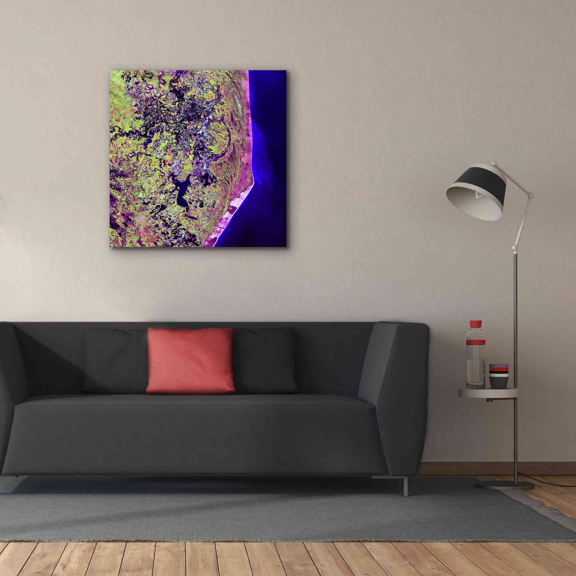 'Earth as Art: Cabo San Antonio' Canvas Wall Art,37 x 37