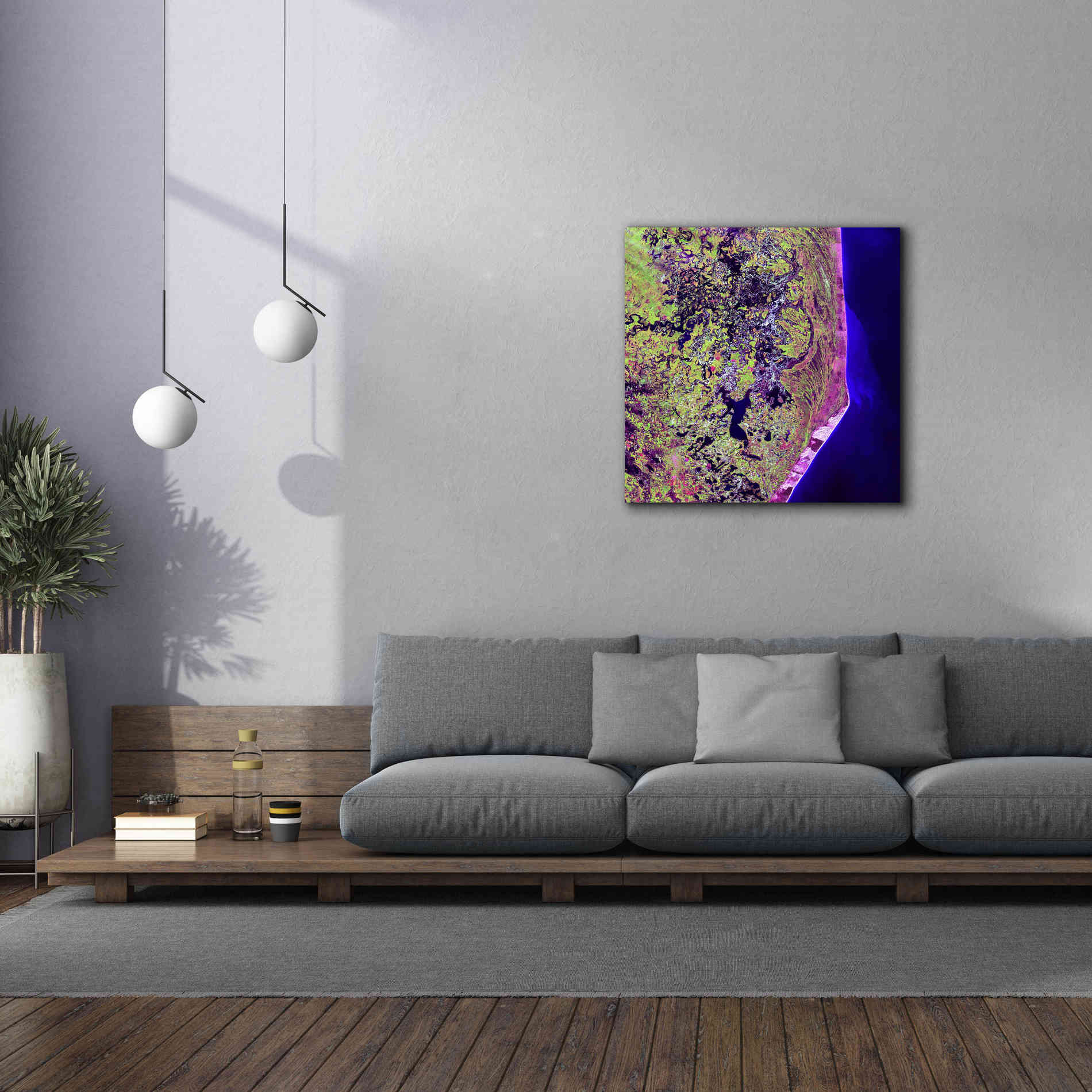 'Earth as Art: Cabo San Antonio' Canvas Wall Art,37 x 37