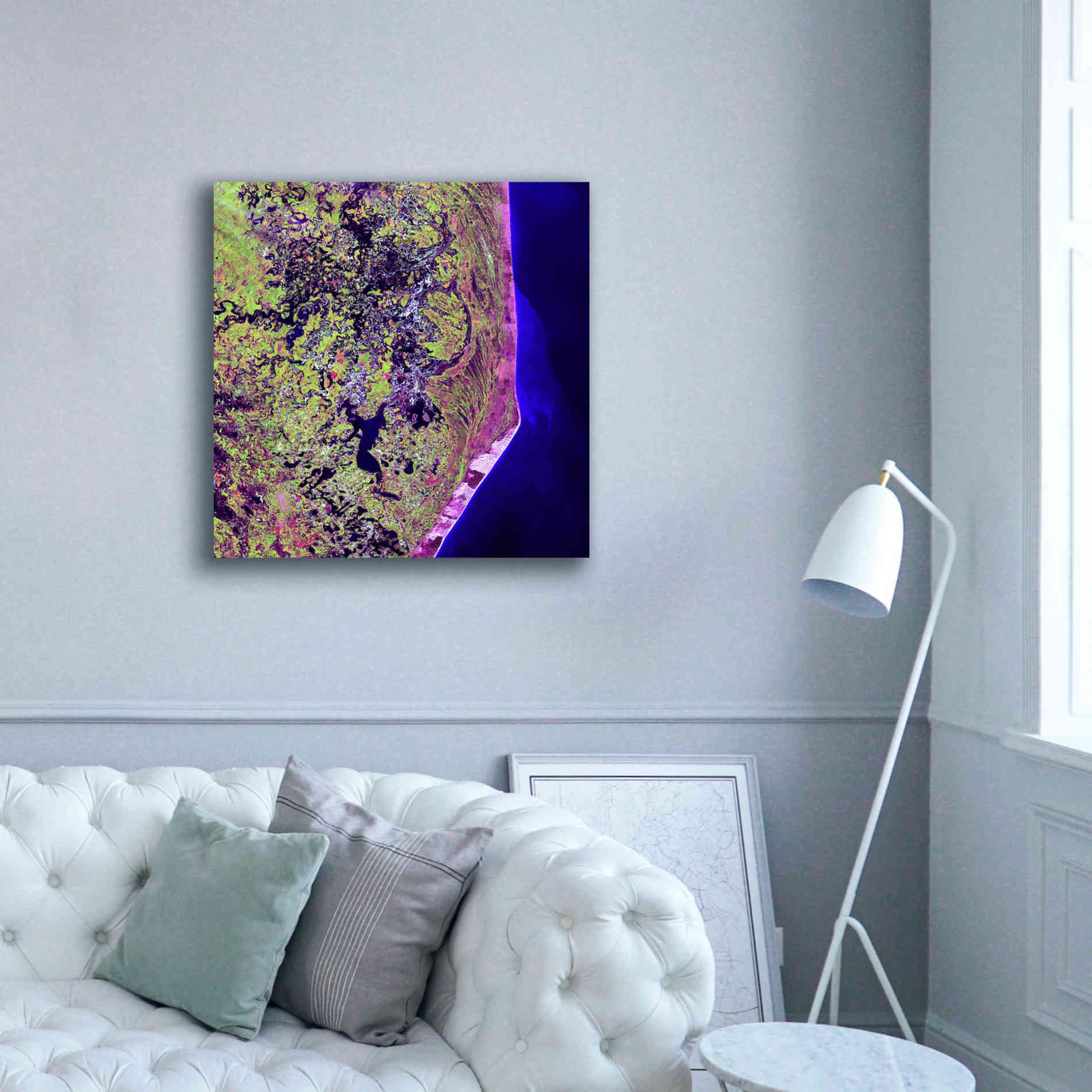 'Earth as Art: Cabo San Antonio' Canvas Wall Art,37 x 37