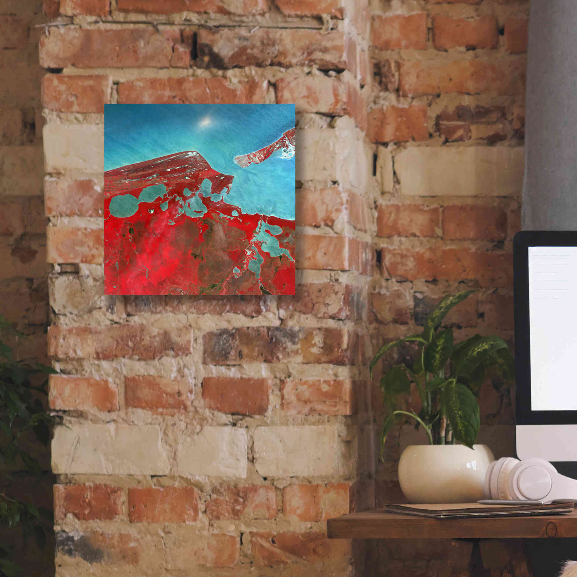 'Earth as Art: Campeche ' Canvas Wall Art,12 x 12