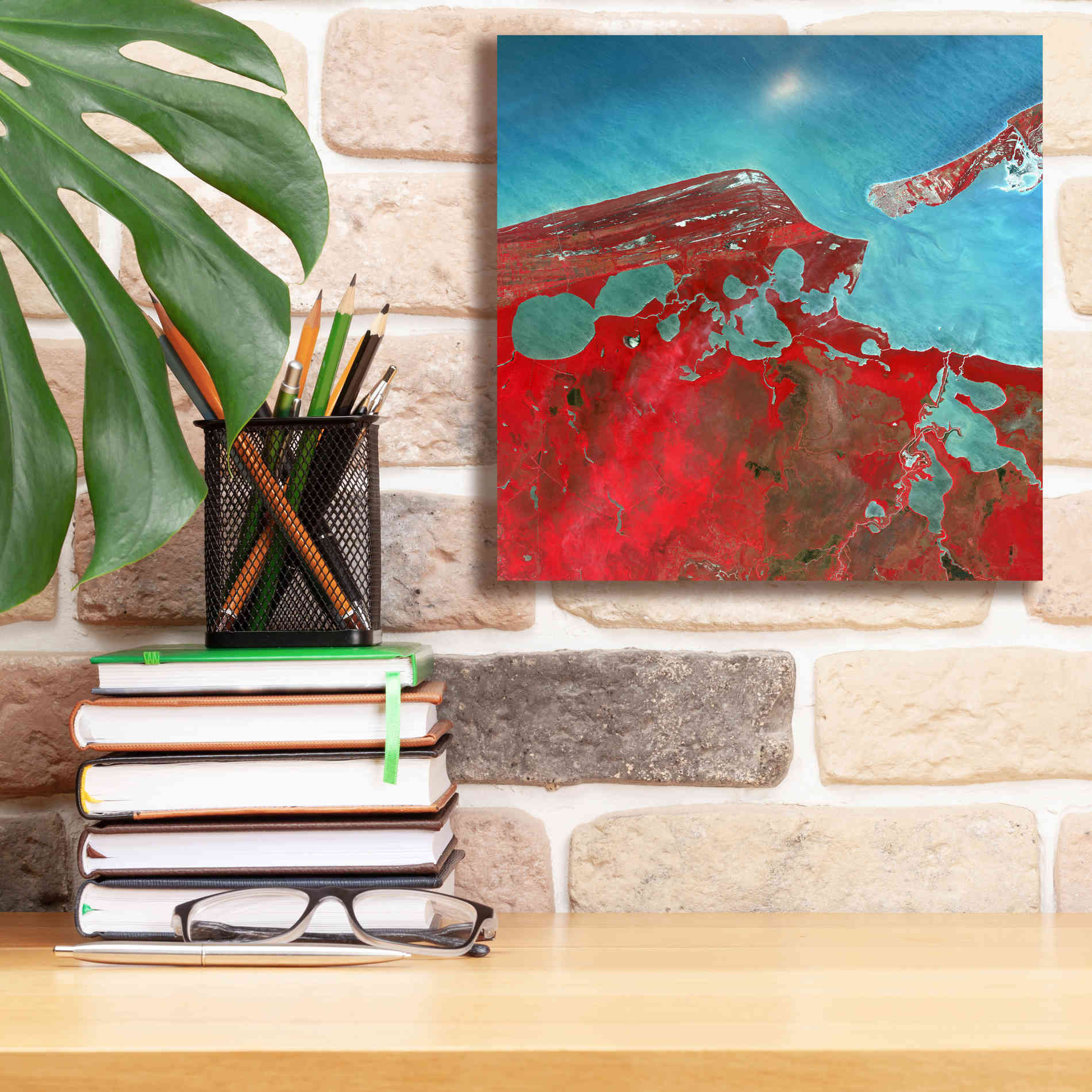 'Earth as Art: Campeche ' Canvas Wall Art,12 x 12