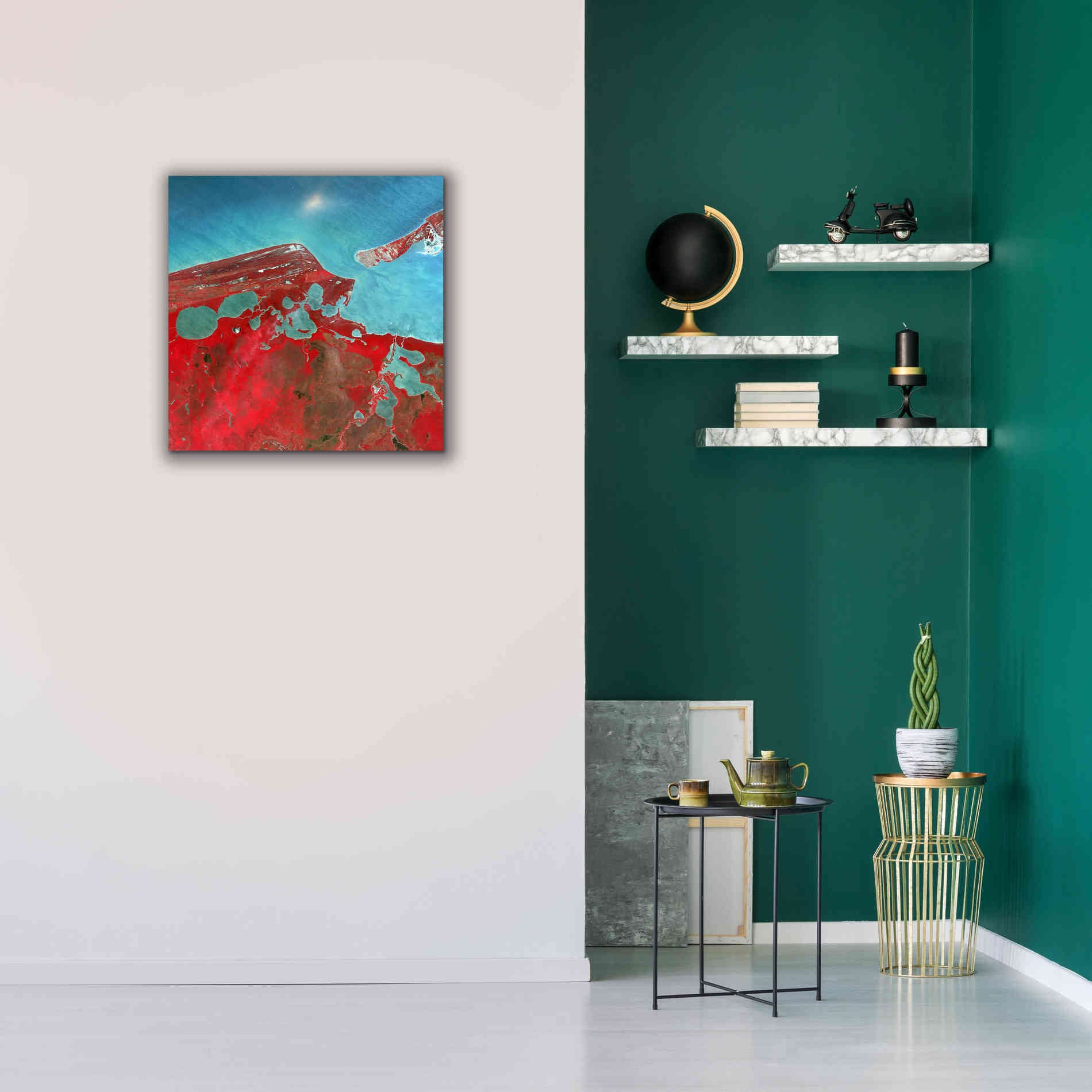 'Earth as Art: Campeche ' Canvas Wall Art,26 x 26
