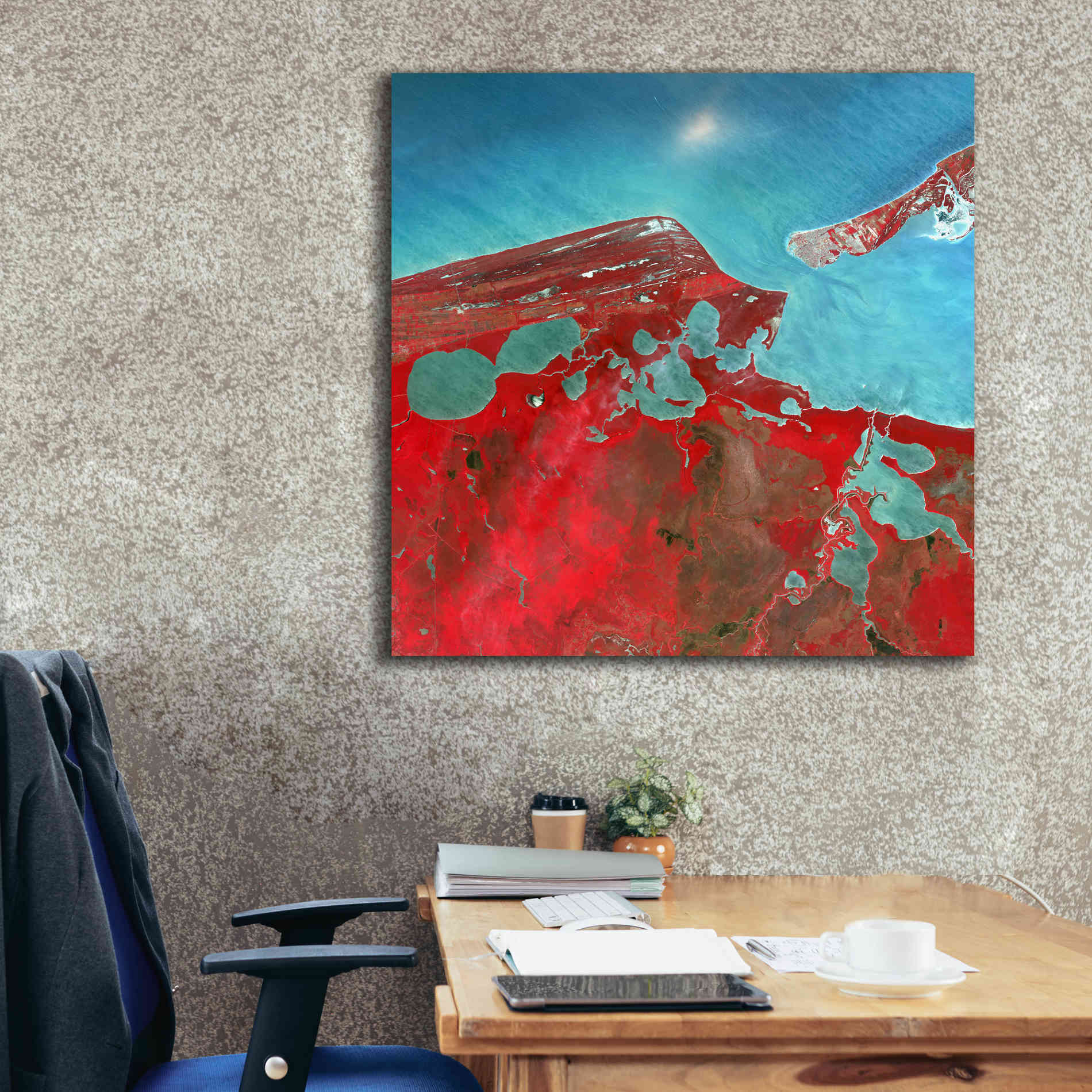 'Earth as Art: Campeche ' Canvas Wall Art,37 x 37