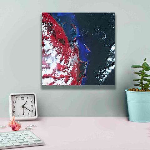 Image of 'Earth as Art: Cancun ' Canvas Wall Art,12 x 12
