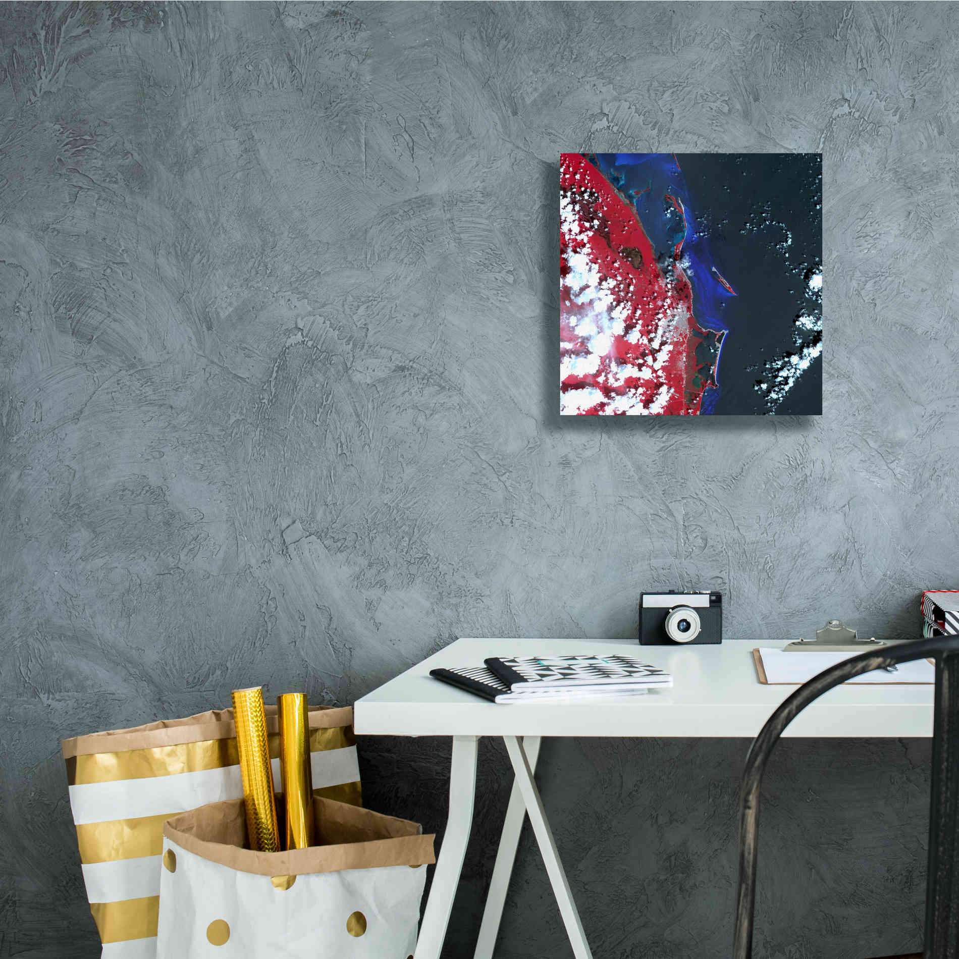 'Earth as Art: Cancun ' Canvas Wall Art,12 x 12