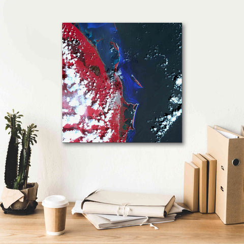 Image of 'Earth as Art: Cancun ' Canvas Wall Art,18 x 18