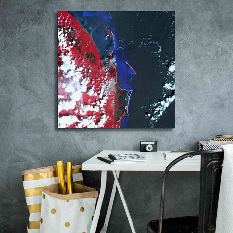 Image of 'Earth as Art: Cancun ' Canvas Wall Art,26 x 26