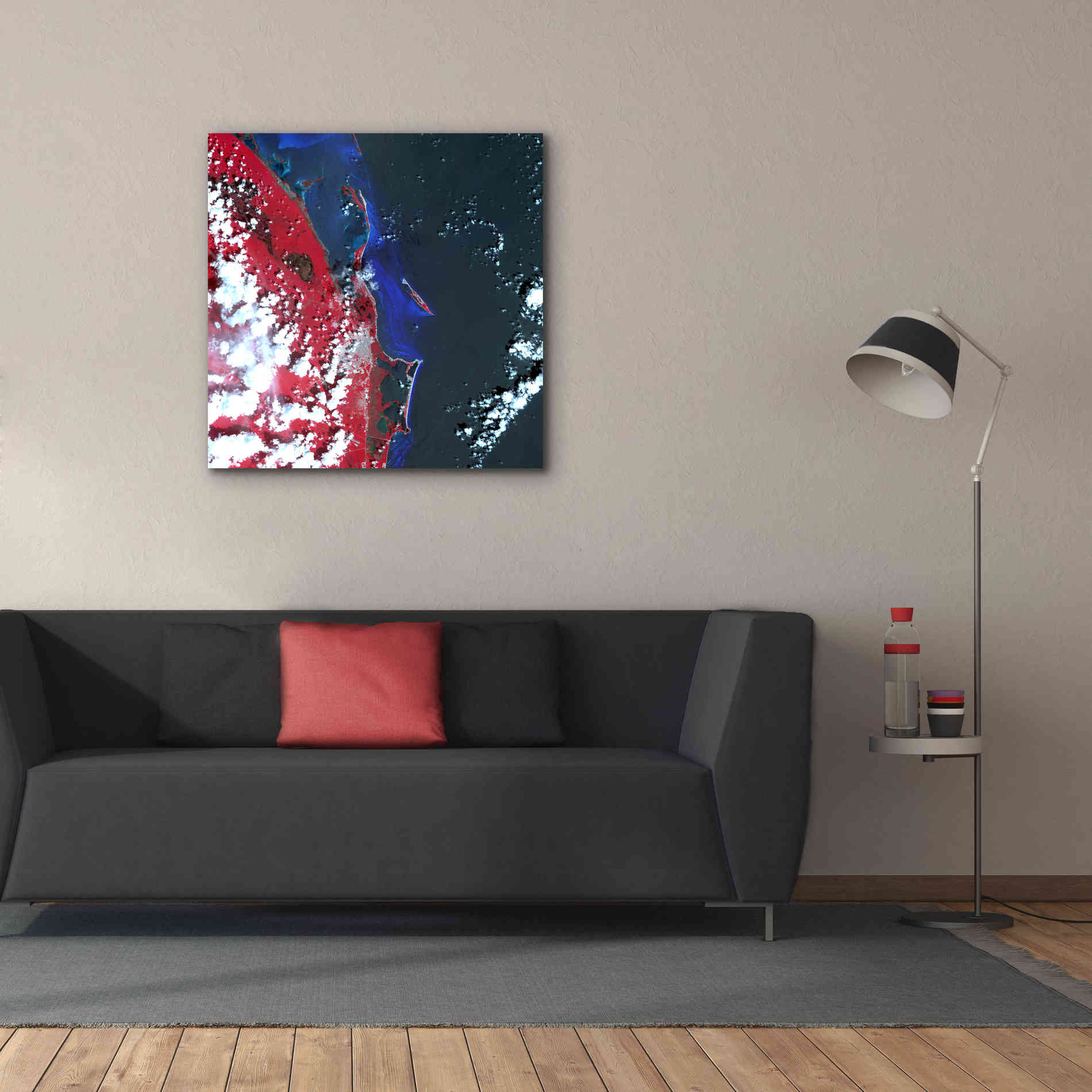 'Earth as Art: Cancun ' Canvas Wall Art,37 x 37