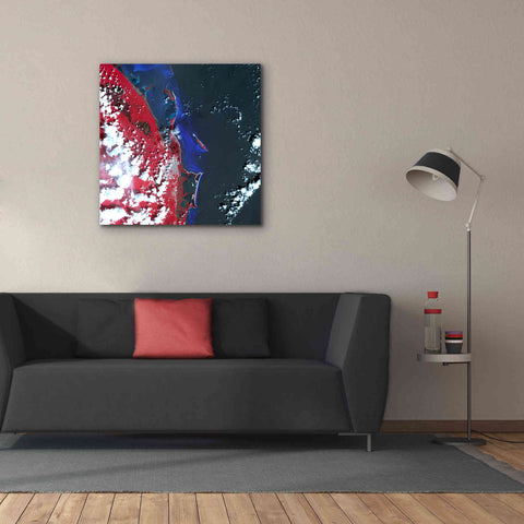 Image of 'Earth as Art: Cancun ' Canvas Wall Art,37 x 37