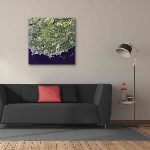 Image of 'Earth as Art: Coast France' Canvas Wall Art,37 x 37
