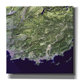 'Earth as Art: Coast France' Canvas Wall Art