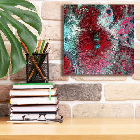 Image of 'Earth as Art: Colima Volcano' Canvas Wall Art,12 x 12