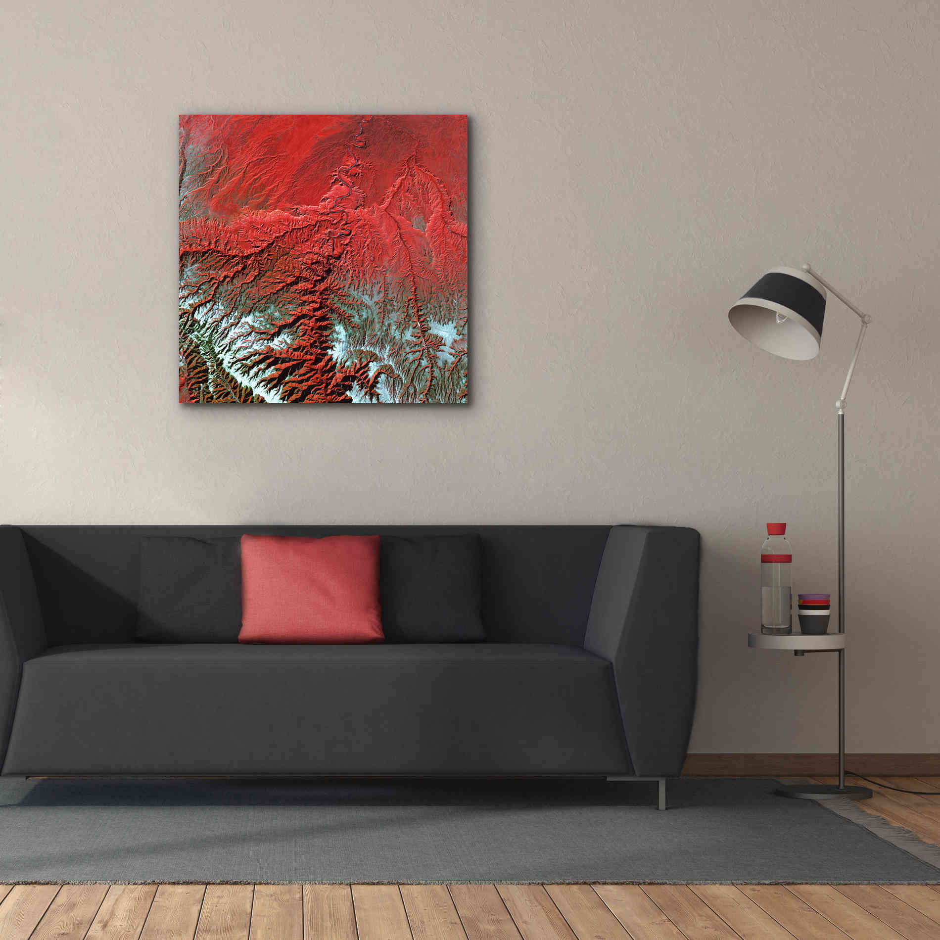 'Earth as Art: Desolation Canyon' Canvas Wall Art,37 x 37
