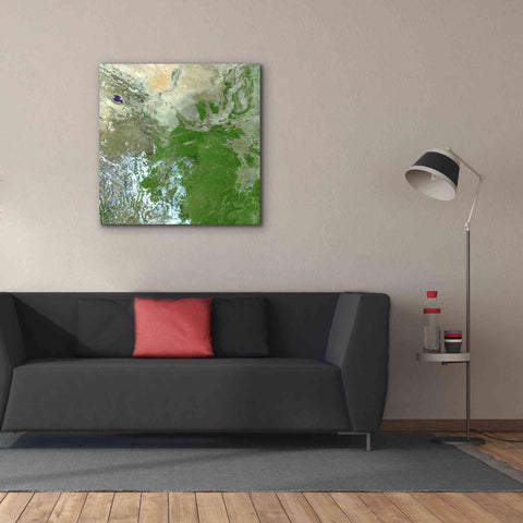 Image of 'Earth as Art: Eastern Asia' Canvas Wall Art,37 x 37