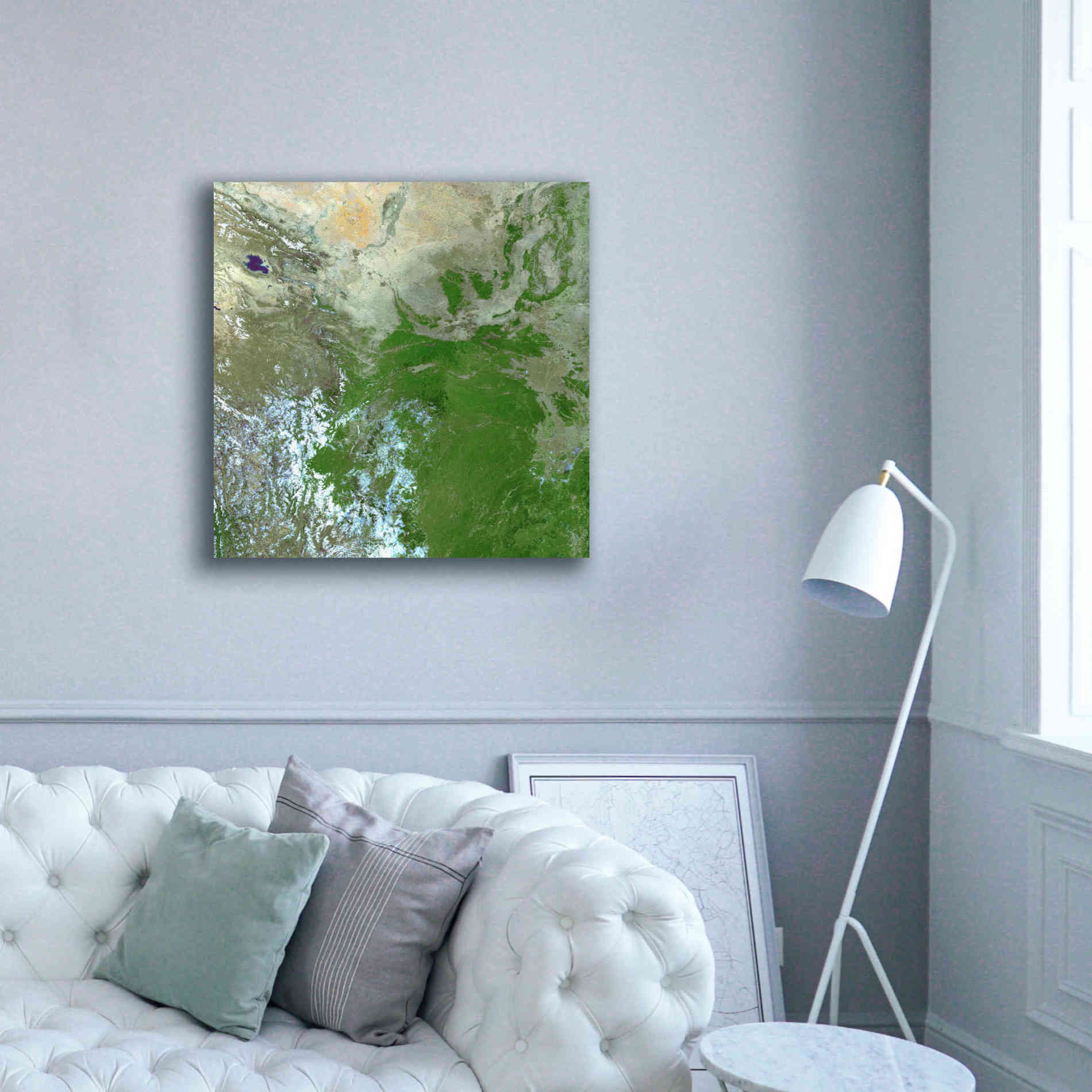 'Earth as Art: Eastern Asia' Canvas Wall Art,37 x 37
