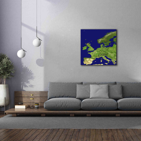 Image of 'Earth as Art: Europe ' Canvas Wall Art,37 x 37