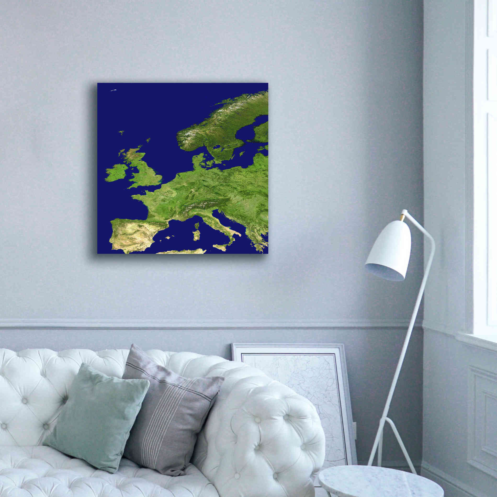 'Earth as Art: Europe ' Canvas Wall Art,37 x 37