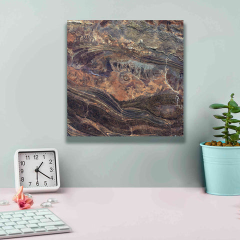 Image of 'Earth as Art: Gosses Bluff' Canvas Wall Art,12 x 12