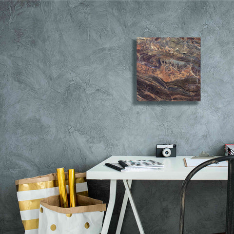 Image of 'Earth as Art: Gosses Bluff' Canvas Wall Art,12 x 12