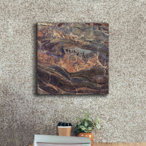 Image of 'Earth as Art: Gosses Bluff' Canvas Wall Art,18 x 18