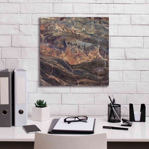 Image of 'Earth as Art: Gosses Bluff' Canvas Wall Art,18 x 18