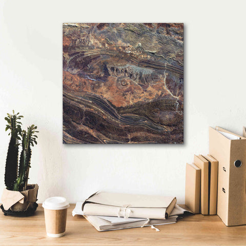 Image of 'Earth as Art: Gosses Bluff' Canvas Wall Art,18 x 18