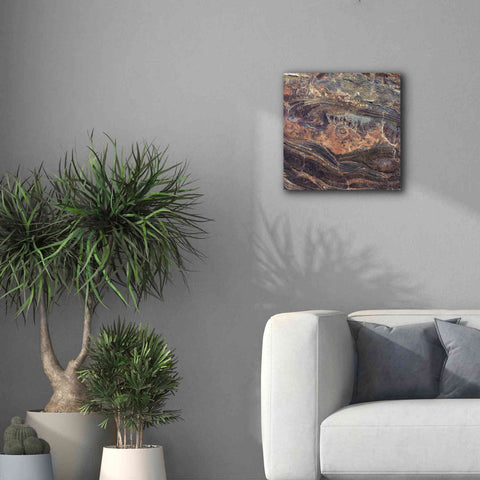 Image of 'Earth as Art: Gosses Bluff' Canvas Wall Art,18 x 18