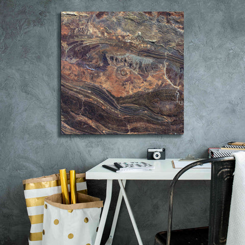 Image of 'Earth as Art: Gosses Bluff' Canvas Wall Art,26 x 26